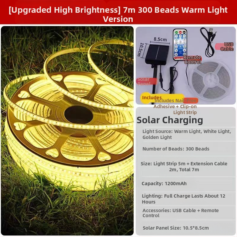 Uus päikesevalgusti välistingimustes kasutatava veekindla üliereda sisehoovi rõdu aia atmosfäärivalgusega villa räästa LED-valgusribaga