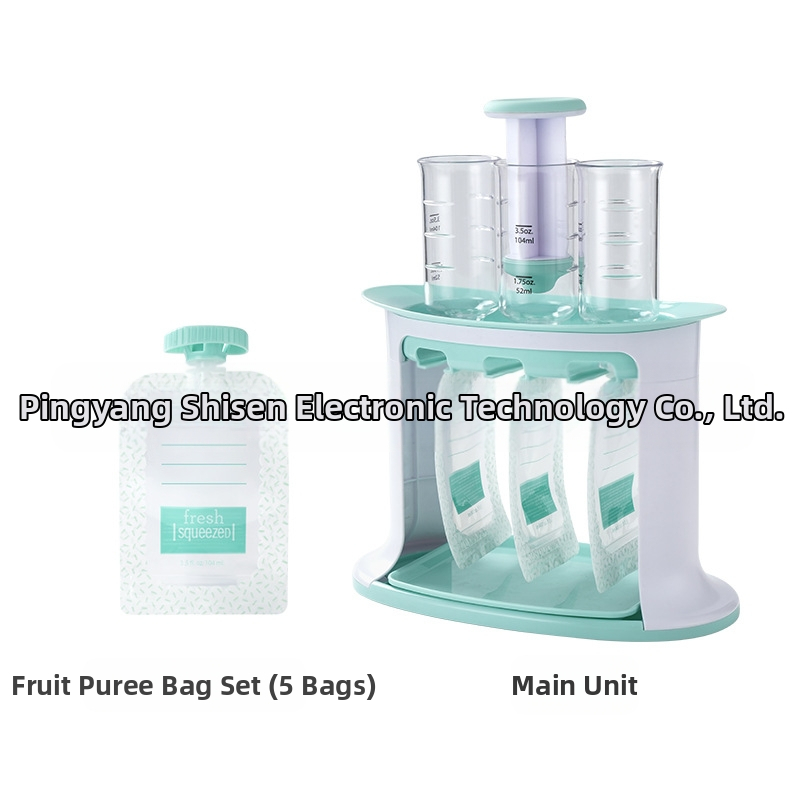 Детска изстисквачка за пюре, домакински кухненски диспенсър, ръчно приготвяне на хранителни добавки, торбичка за съхранение на бебешки хранителни добавки, машина за хранителни добавки