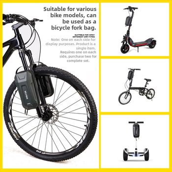 WILD MAN Ηλεκτρικό Σκούτερ EVA με Σκληρό Κέλυφος, Κρεμαστή Τσάντα Γρήγορης Απελευθέρωσης, Πτυσσόμενη Τσάντα Κεφαλής Ηλεκτρικού Ποδηλάτου