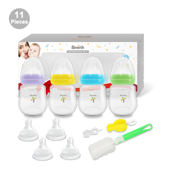 Värviline lutipudelikomplekt kinkekarbis kinkekomplekt vastsündinu kingitus väliskaubandusele beebi PP lutipudel täiskuu ristimiskomplekt