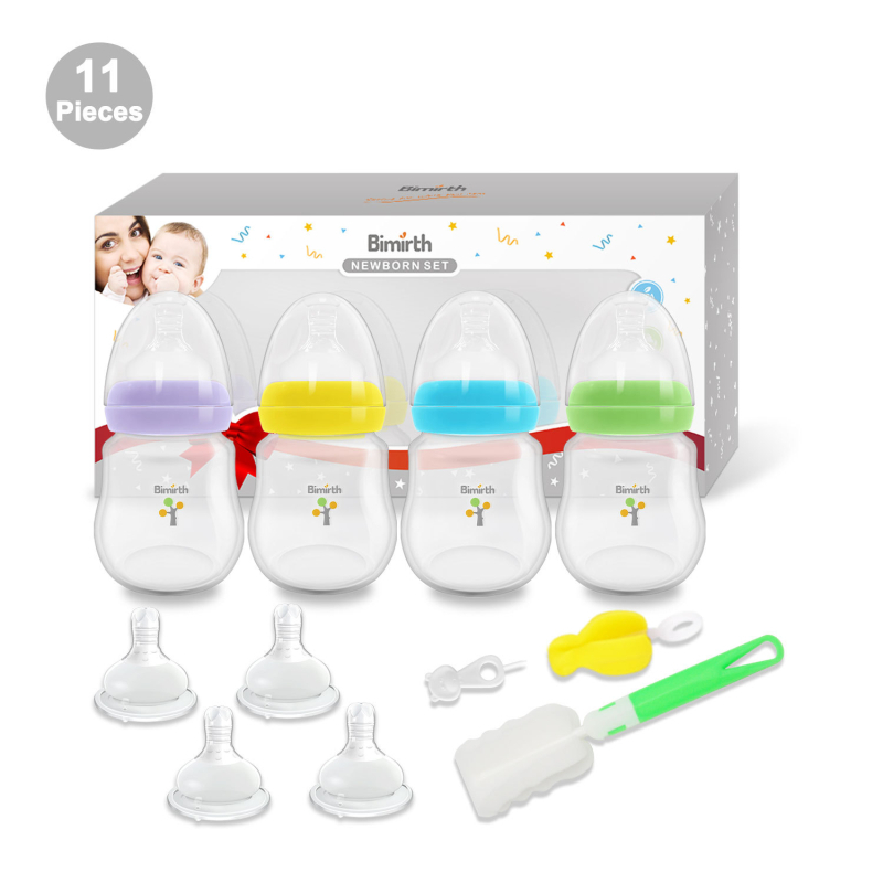 Värviline lutipudelikomplekt kinkekarbis kinkekomplekt vastsündinu kingitus väliskaubandusele beebi PP lutipudel täiskuu ristimiskomplekt