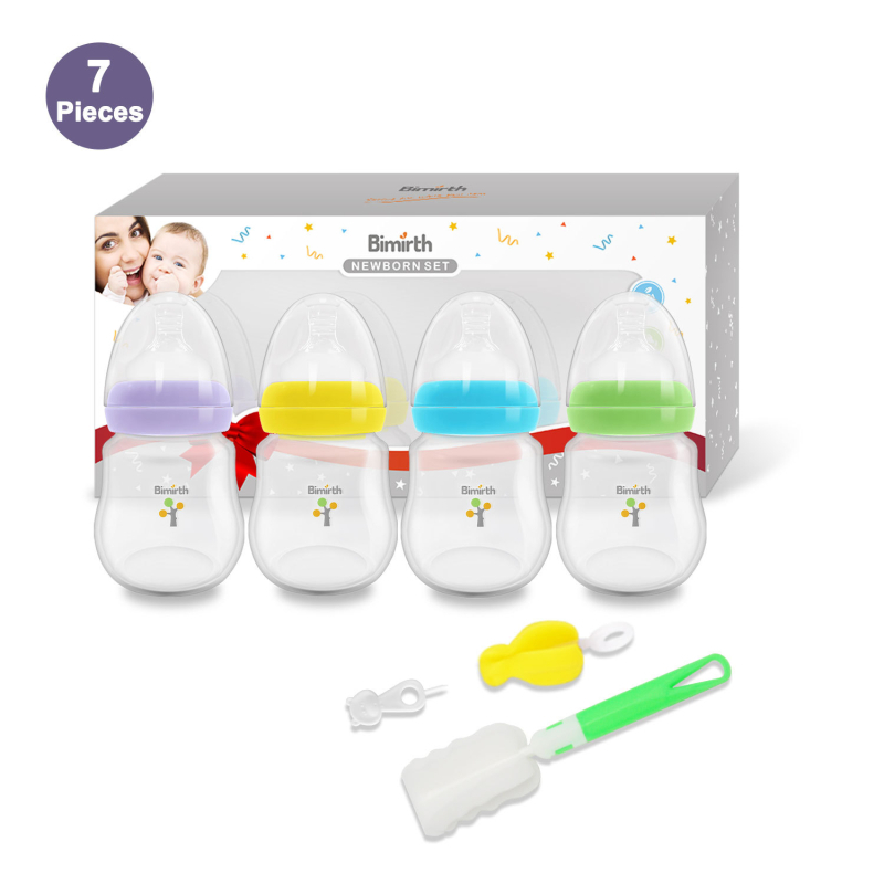 Värviline lutipudelikomplekt kinkekarbis kinkekomplekt vastsündinu kingitus väliskaubandusele beebi PP lutipudel täiskuu ristimiskomplekt