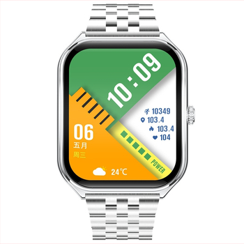 Határokon átnyúló Mt61 okosóra AMOLED ultravékony ívelt képernyővel Bluetooth hívásinformációval, lépésszámláló sportóra