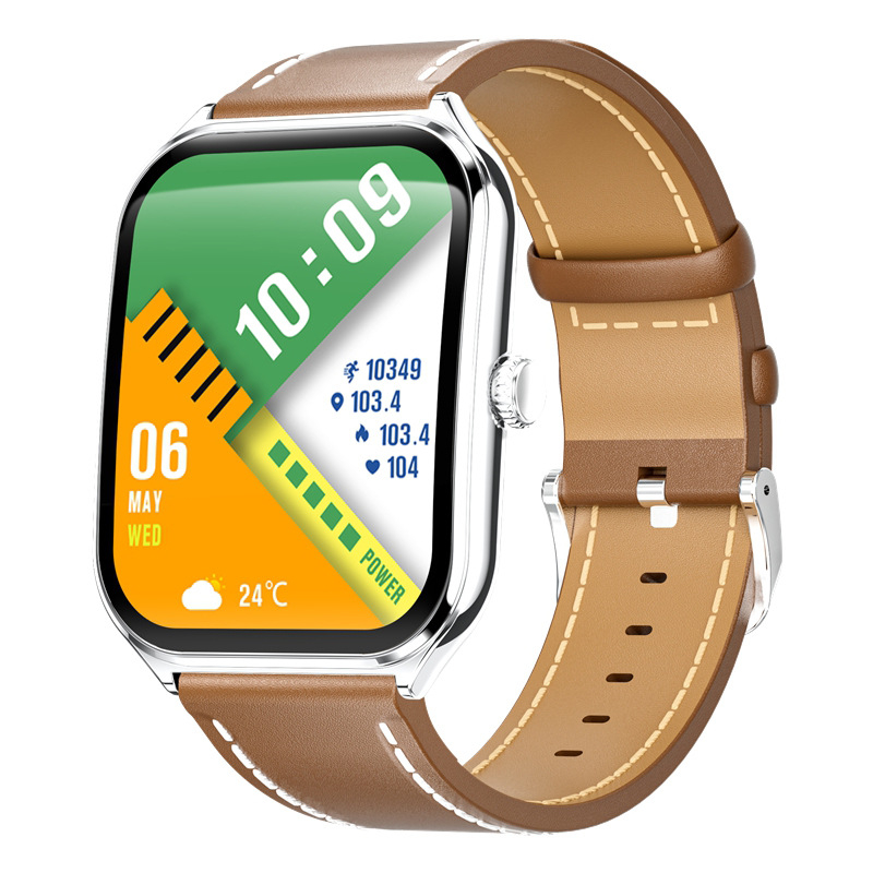 Határokon átnyúló Mt61 okosóra AMOLED ultravékony ívelt képernyővel Bluetooth hívásinformációval, lépésszámláló sportóra