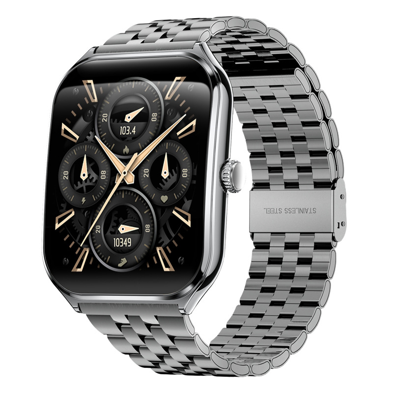 Határokon átnyúló Mt61 okosóra AMOLED ultravékony ívelt képernyővel Bluetooth hívásinformációval, lépésszámláló sportóra