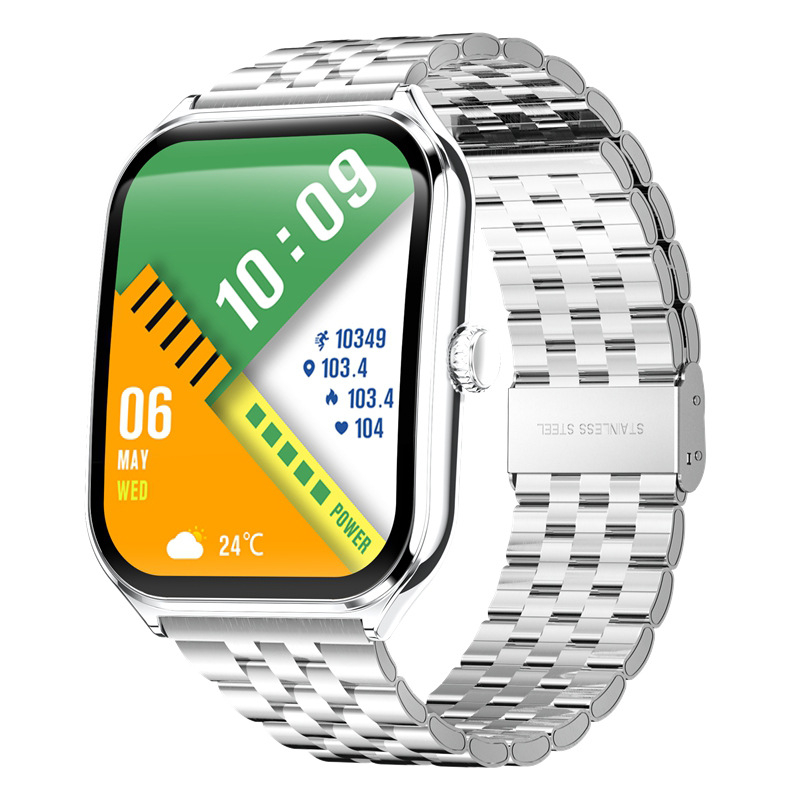 Határokon átnyúló Mt61 okosóra AMOLED ultravékony ívelt képernyővel Bluetooth hívásinformációval, lépésszámláló sportóra