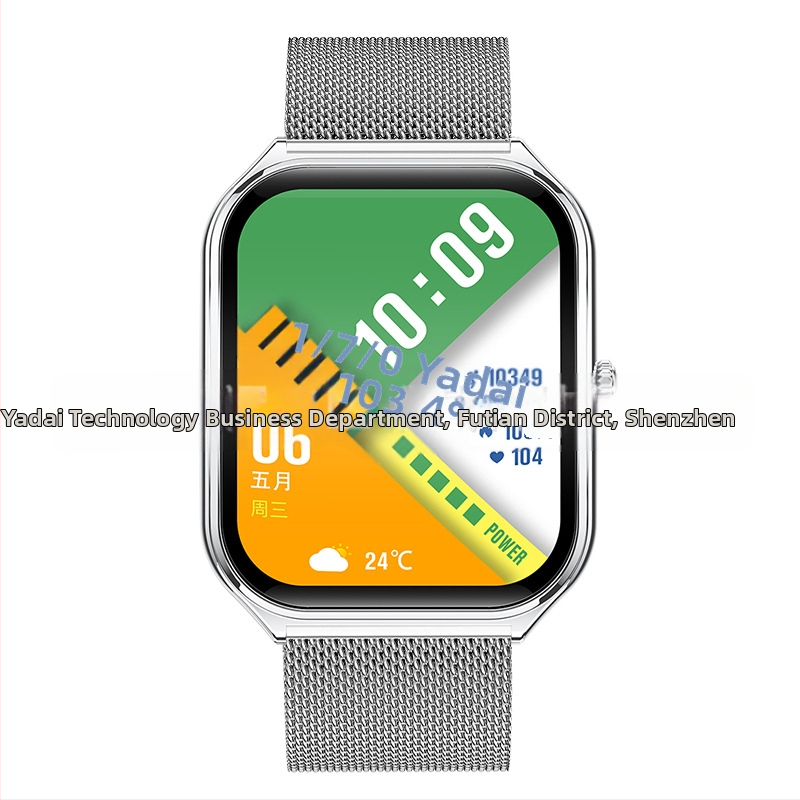 Határokon átnyúló Mt61 okosóra AMOLED ultravékony ívelt képernyővel Bluetooth hívásinformációval, lépésszámláló sportóra