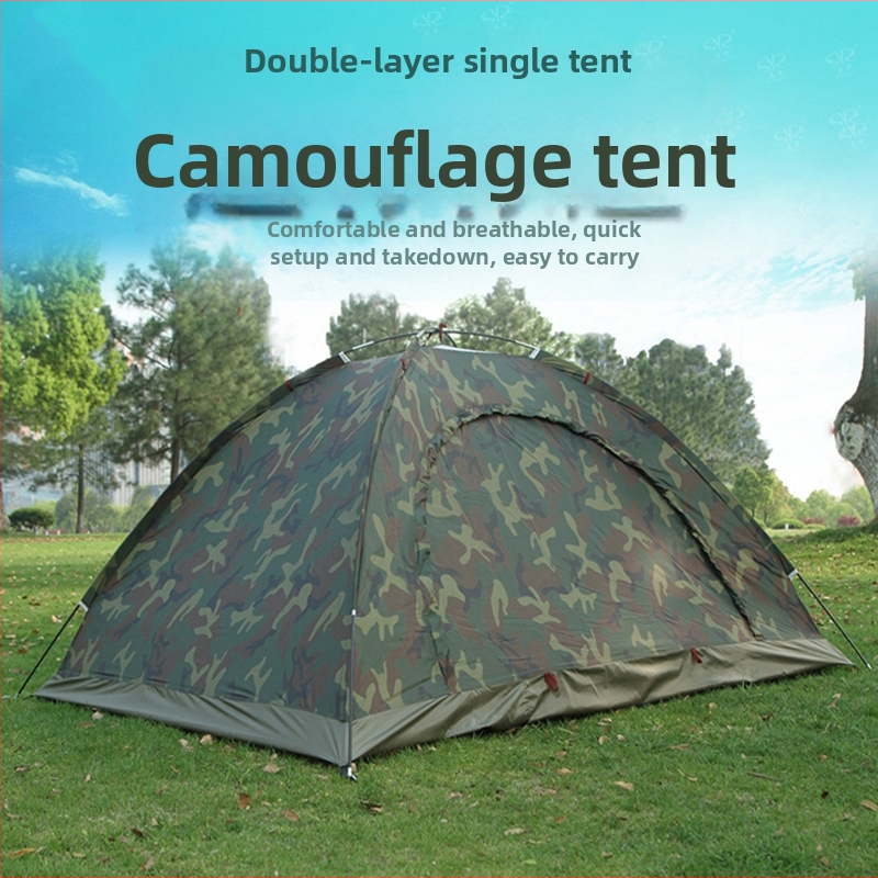 Shengyuani välistingimustes kasutatav 2-inimese telk, kahekohaline telk, 3-4-inimese kamuflaažtelk, paaridele mõeldud rannatelk