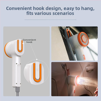 2025 m. naujas lauko dušo apšvietimas, integruotas maudymosi patogus įtaisas, kempingo bendrabutis, elektrinis mobilus dušas