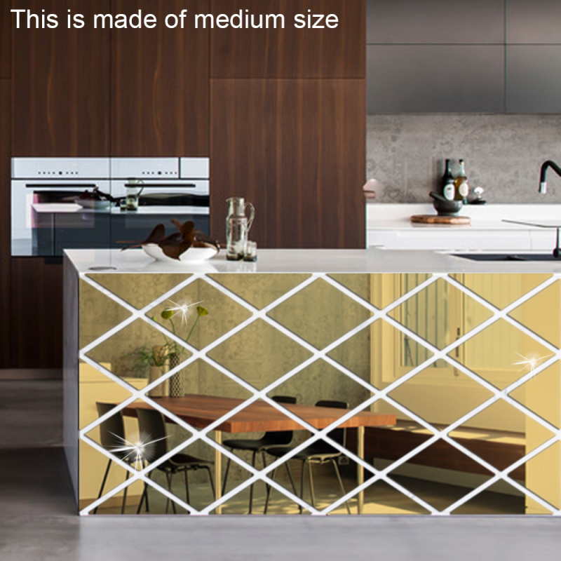 JM458 3D tükörmatricák nappaliba dekoratív modern gyémánt mintás falmatricák virágmatricák dekoratív matricák AliExpress