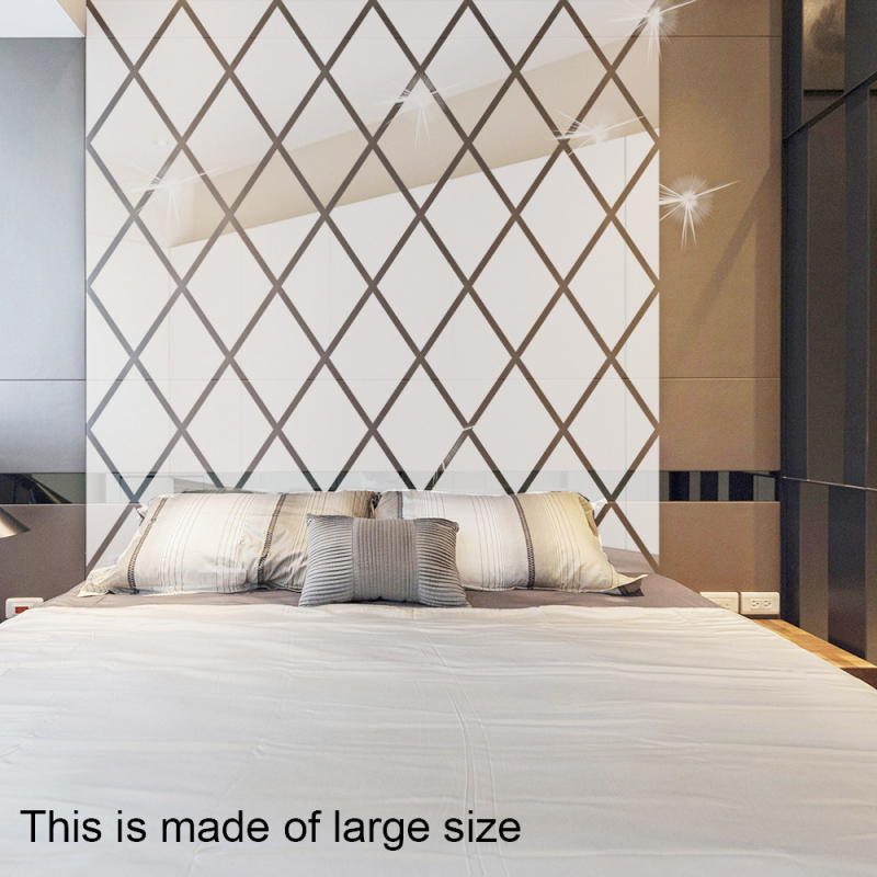 JM458 3D tükörmatricák nappaliba dekoratív modern gyémánt mintás falmatricák virágmatricák dekoratív matricák AliExpress