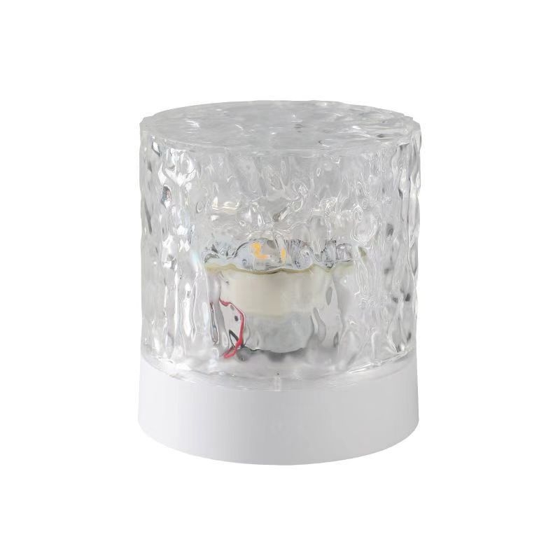 Raputa väikese punase raamatu heli USB silindrilise veelaine dünaamilise pöörleva atmosfäärivalgusega värvilise puldiga bluetooth muusikavalgusega