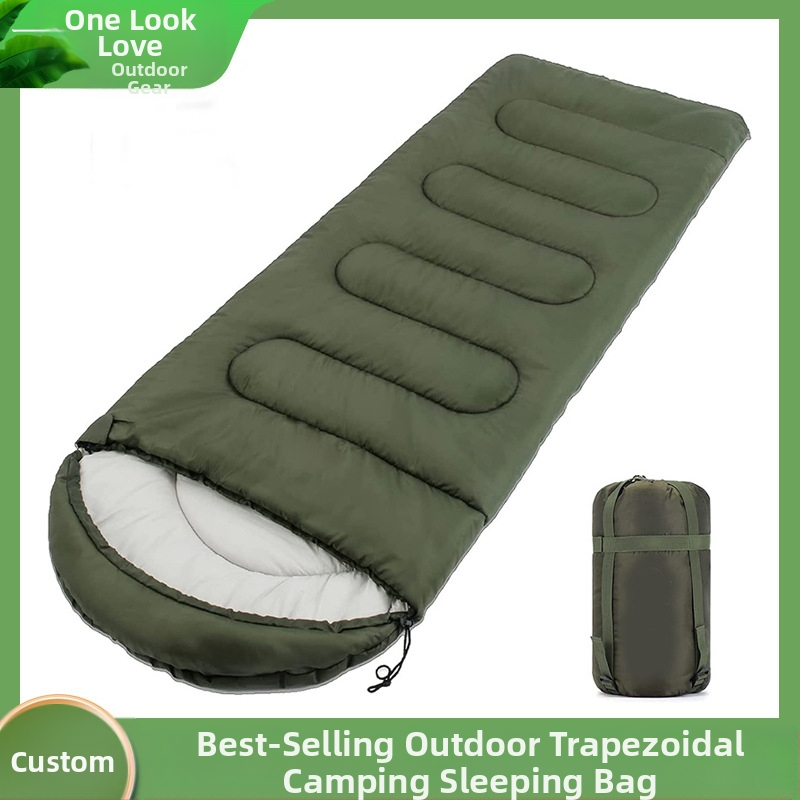 Персонализиран спален чувал за възрастни за къмпинг, удебелен, най-продаван спален чувал в чист цвят от Amazon
