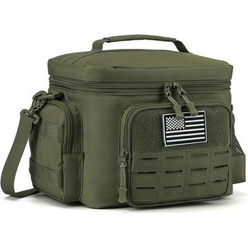 Guangdžou gamyklos kamufliažinis izoliuotas krepšys, didelės talpos lauko pikniko nepralaidus pietų dėžutės krepšys, biuro darbuotojo pietų krepšys „Bento“