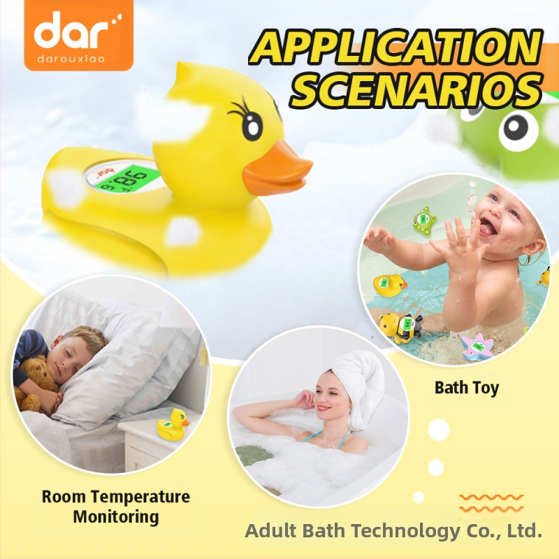 Бебешки термометър за вода, бебешки термометър за вана, домакински детски термометър за температура на водата във вана, измервател на температура на водата на едро