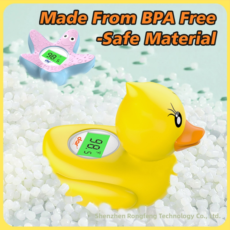 Бебешки термометър за вода, бебешки термометър за вана, домакински детски термометър за температура на водата във вана, измервател на температура на водата на едро