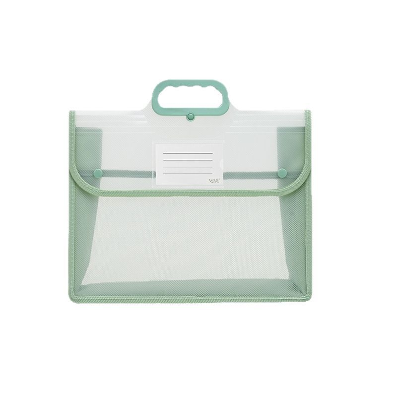 Läbipaistev dokumendikott, veekindel PP-klõpsuga hoiukott, õpilase testkott, suure mahutavusega A4 infokott, koolikott, õppematerjal