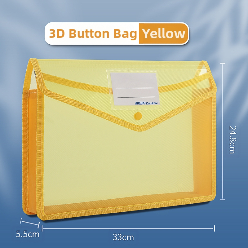 Преносима чанта за документи A4, информационна чанта, триизмерна, с голям капацитет, чанта за съхранение на учебници и данни, водоустойчива и преносима