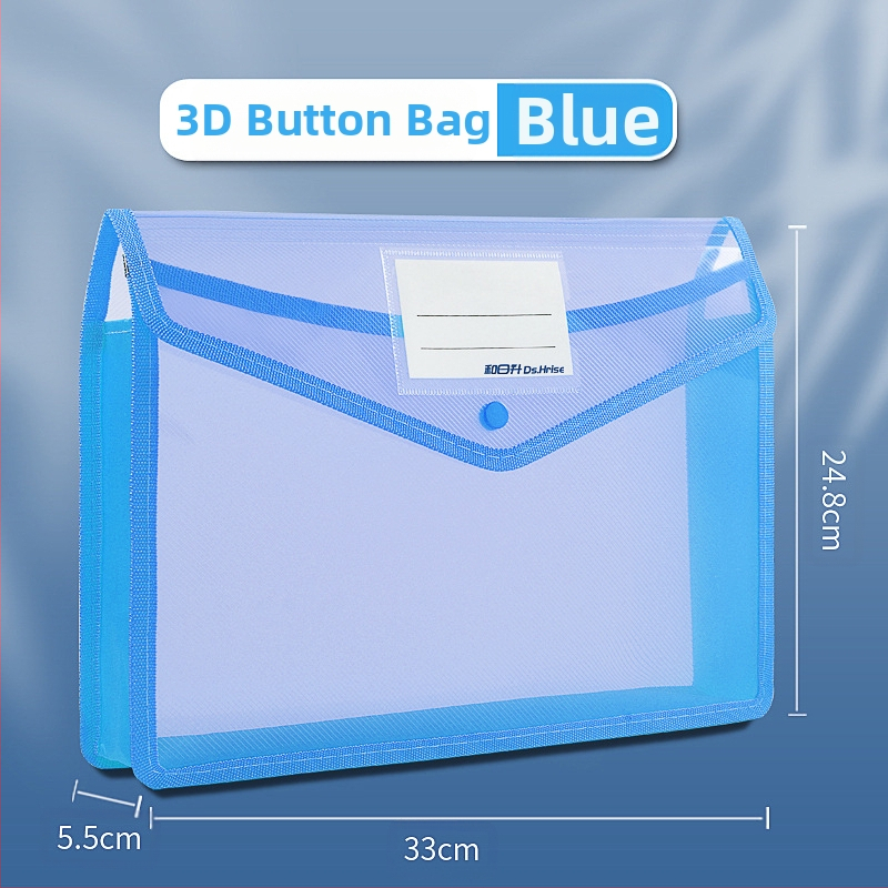 Преносима чанта за документи A4, информационна чанта, триизмерна, с голям капацитет, чанта за съхранение на учебници и данни, водоустойчива и преносима