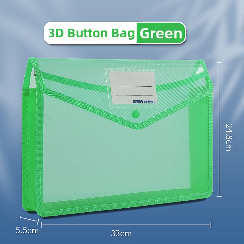 Преносима чанта за документи A4, информационна чанта, триизмерна, с голям капацитет, чанта за съхранение на учебници и данни, водоустойчива и преносима