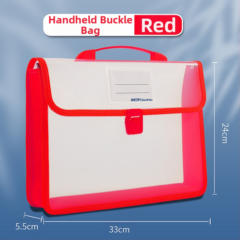 Преносима чанта за документи A4, информационна чанта, триизмерна, с голям капацитет, чанта за съхранение на учебници и данни, водоустойчива и преносима