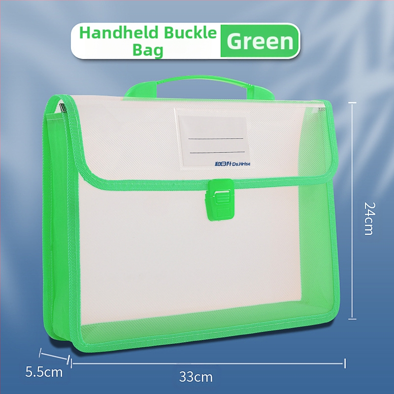 Преносима чанта за документи A4, информационна чанта, триизмерна, с голям капацитет, чанта за съхранение на учебници и данни, водоустойчива и преносима