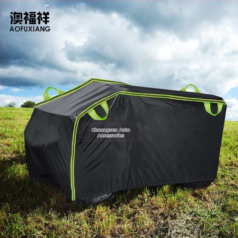 Трансгранично удебелено покривало за плажна кола за електрически мотоциклет, прахоустойчиво, водоустойчиво, дъждоустойчиво, слънцеустойчиво, оксфордско платно, дрехи за триколесен мотоциклет
