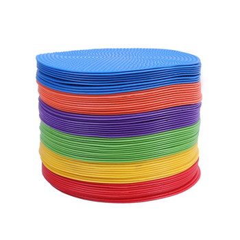 15 см. Плоска постелка за футбол Landmark, тренировъчна постелка с плоски знаци, тренировъчна постелка с препятствия, тенис Landmark, мрежеста чанта за изпращане.