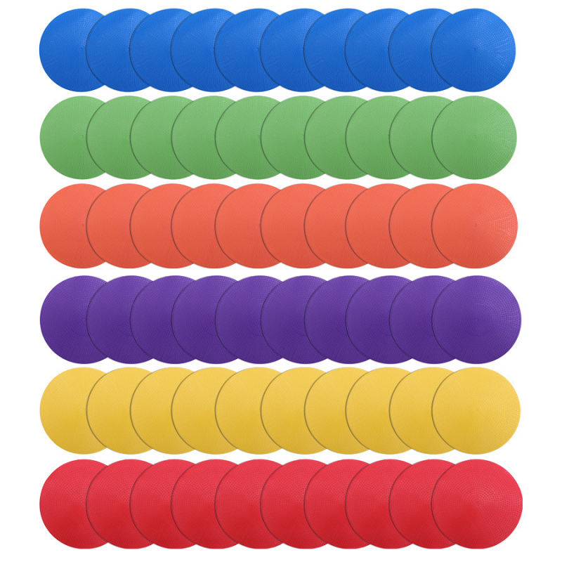 15 см. Плоска постелка за футбол Landmark, тренировъчна постелка с плоски знаци, тренировъчна постелка с препятствия, тенис Landmark, мрежеста чанта за изпращане.