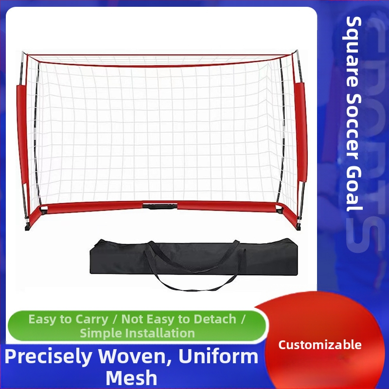 Ruudukujuline jalgpallivärav Kokkupandav välistingimustes sportimiseks Laste treeningjalgpallivõrk Sise- ja välistingimustes hulgimüük Kodu