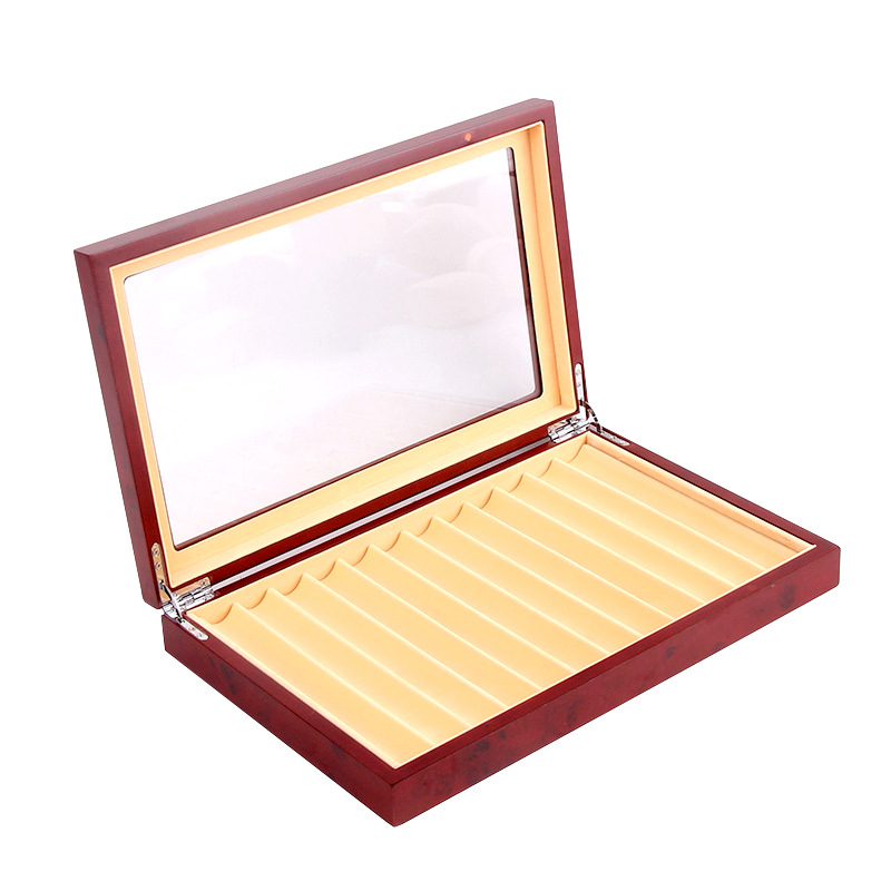 Hulgimüük laos vintage pastapliiatsi kapis kirjatarvete kastis pastapliiatsi allkirjaga pastapliiatsi vitriinkapp värvitud puidust sigarikollektsioon