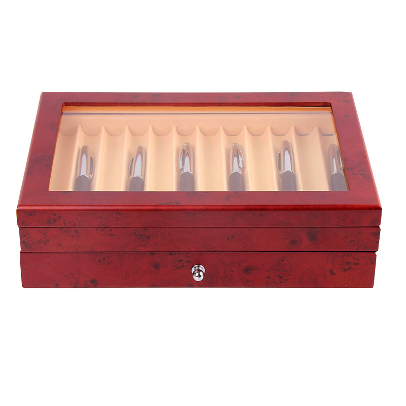 Hulgimüük laos vintage pastapliiatsi kapis kirjatarvete kastis pastapliiatsi allkirjaga pastapliiatsi vitriinkapp värvitud puidust sigarikollektsioon