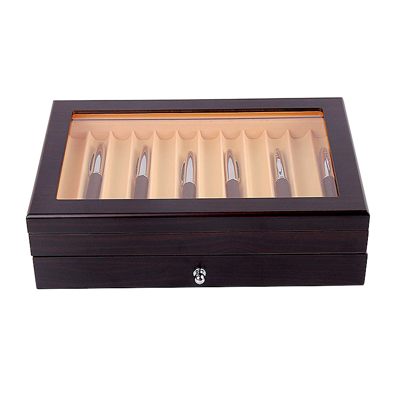 Hulgimüük laos vintage pastapliiatsi kapis kirjatarvete kastis pastapliiatsi allkirjaga pastapliiatsi vitriinkapp värvitud puidust sigarikollektsioon