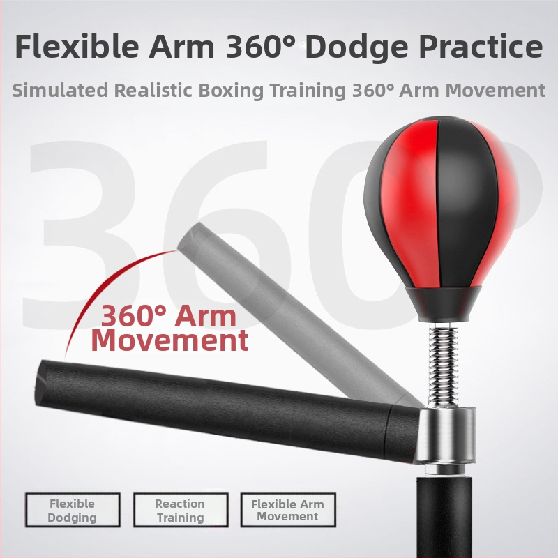 Мишена за реакция на възрастни в бокса, въртяща се вертикална пръчка, домакински тренажор за Dodge, детски бокс