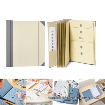 Piiriülene kaustade kataloog, mis sisaldab Manila taskukausta ja organipakendit, 20 tk