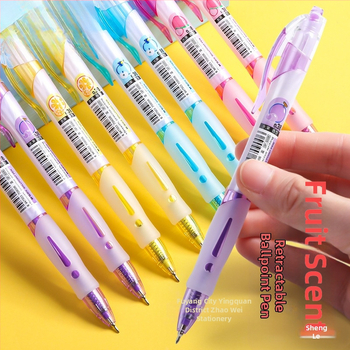 Στυλό με αυθεντική χάντρα, χαριτωμένο εξαιρετικά λεπτό στυλό, στυλό φοιτητή, αρωματικό πρωινό φως, στυλό τύπου ώθησης