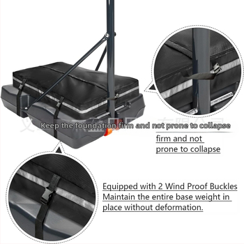 Φορητή τσάντα βαρών για σκελετό μπάσκετ, βαριά βάση, τσάντα με άμμο για βάση μπάσκετ