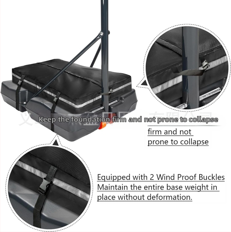 Трансгранична преносима чанта за тежести за баскетболна рамка, тежка основа, стойка за баскетбол, чанта с тежести, чанта с пясък