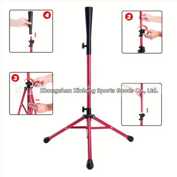 Laos hulgimüügis pesapalli pehmepalli löökmängu alus pesapalli harjutus T-iste T-alus treener kaasaskantav statiiv löömiseks