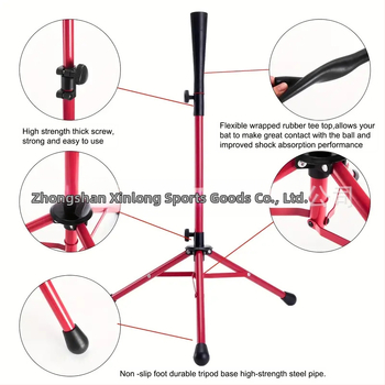 Laos hulgimüügis pesapalli pehmepalli löökmängu alus pesapalli harjutus T-iste T-alus treener kaasaskantav statiiv löömiseks