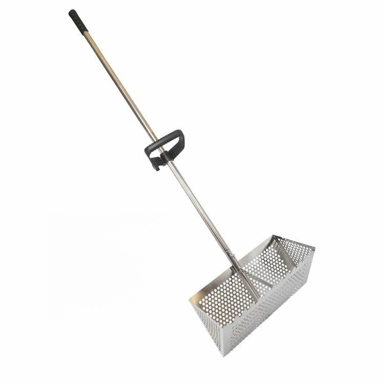 Sită de plajă din oțel inoxidabil Amazon, sită detașabilă din dinți de rechin, capcană de crabi de nisip, sită din oțel inoxidabil