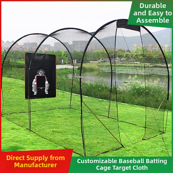 Pesapalli löögiriide kangas 6 * 4 jala treeninglöögiriie 8 kaheksaküünise pandlaga + elastne köis