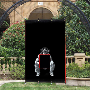 Pesapalli löögiriide kangas 6 * 4 jala treeninglöögiriie 8 kaheksaküünise pandlaga + elastne köis