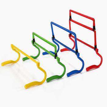 Futball edzőfelszerelés gát fizikai edzés kis gát keret gyerekeknek akadályugró blokk kombinációs gát beállítás