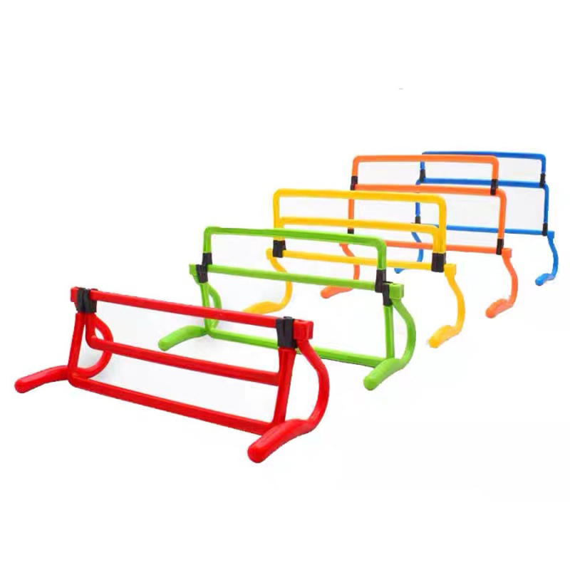 Futball edzőfelszerelés gát fizikai edzés kis gát keret gyerekeknek akadályugró blokk kombinációs gát beállítás