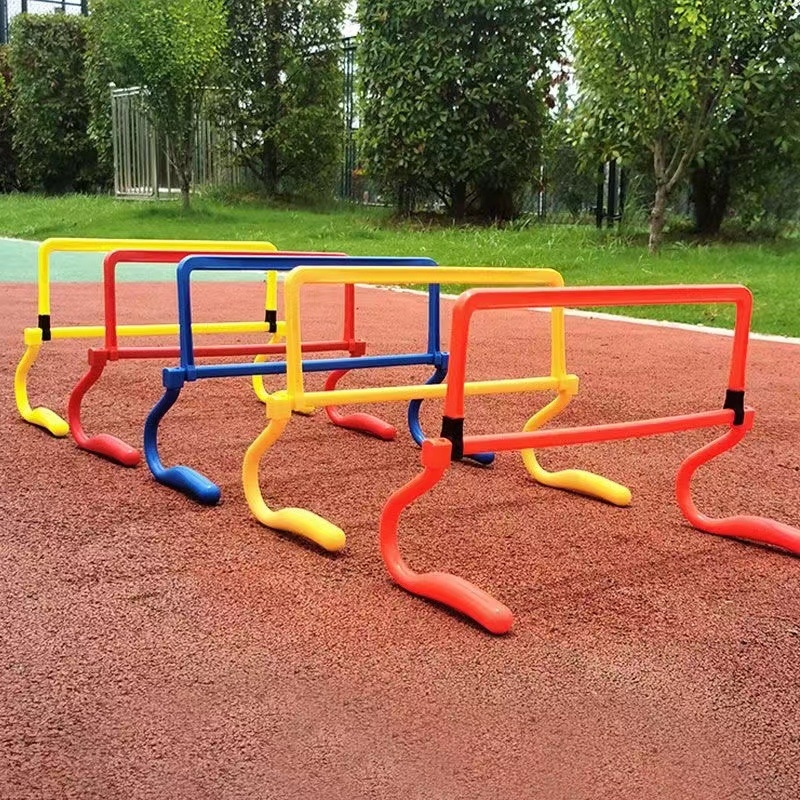 Futball edzőfelszerelés gát fizikai edzés kis gát keret gyerekeknek akadályugró blokk kombinációs gát beállítás