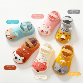 Baba utazása Tavasz és Ősz Nyár Puha Alsó Új Gyermek Szélhez Kötött Zokni Baba Kisgyermek Zokni Baba Padlózokni Rajzfilm Csúszásgátló