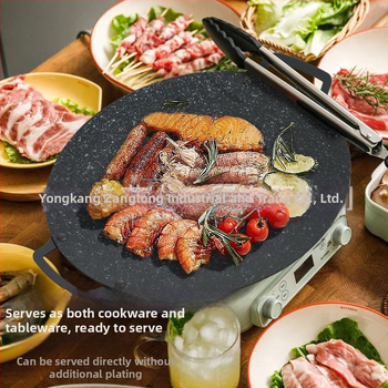 Otsemüük Korea grilliplaat maifan kivist grilliplaat välistingimustes kasutamiseks mõeldud teppanyaki mittenakkuva panniplaadiga pliit hulgimüük