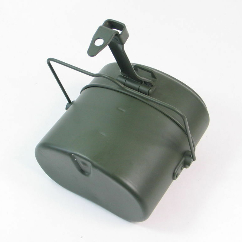 79 Saksa lõunasöögikarp välistingimustes kasutamiseks mõeldud alumiiniumist sõjaväe lõunasöögikarp soojendusega lõunasöögikarp lõunasöögikarbi pikniku kolmeosaline komplekt