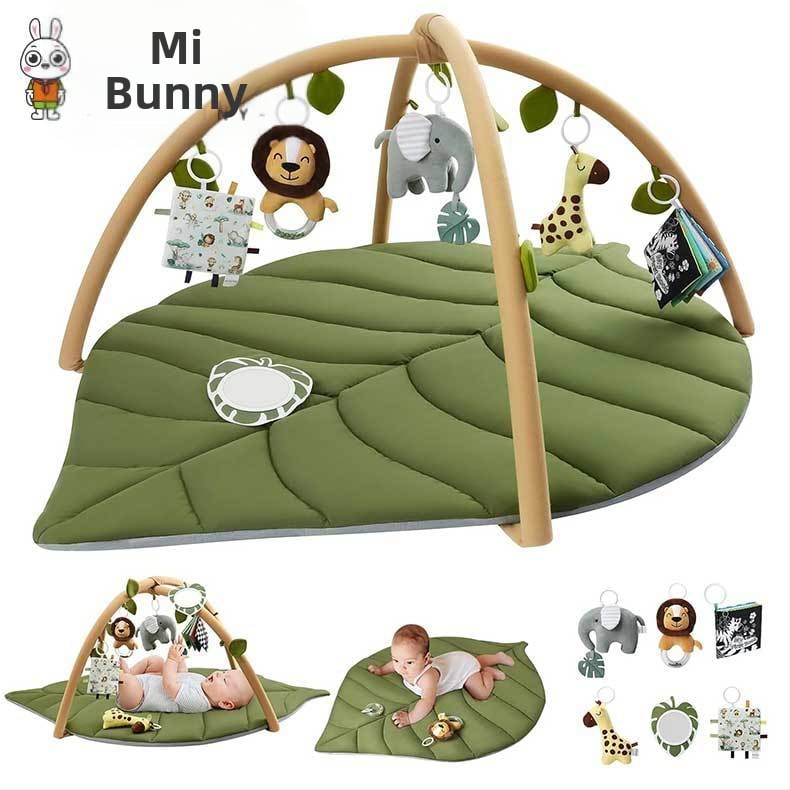 Bērnu luksusa rāpošanas paklājiņš ar īpaši sabiezinātām lapām, džungļu rotaļu paklājiņš, saliekams paklājiņš, bērnu spēļu paklājiņš agrīnai izglītībai